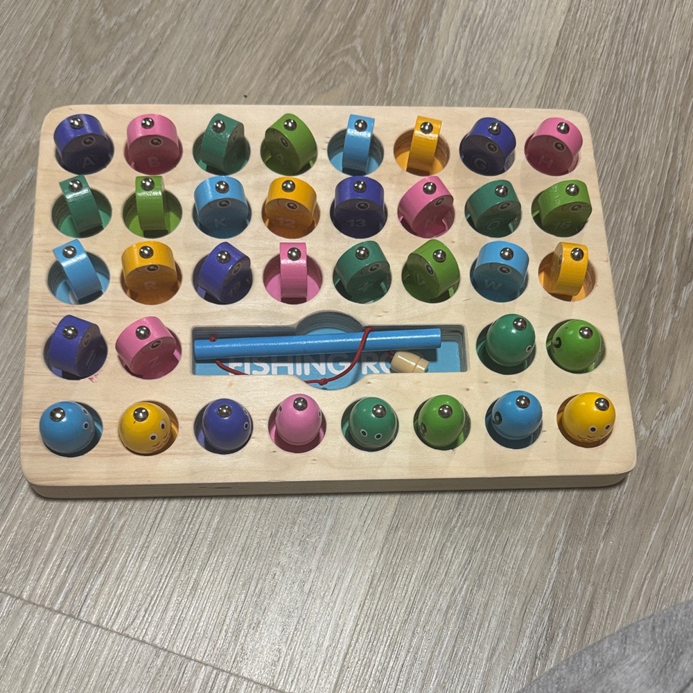 Adidas Multicolor Wooden Fishing Game